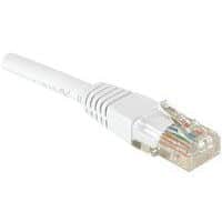 Netwerkkabel RJ45 CAT 6 U/UTP wit 10 m