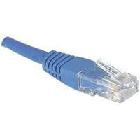 Cordon RJ45 catégorie 6 U/UTP bleu - 0,5 m