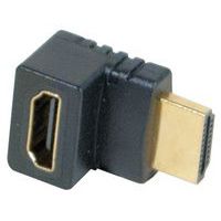 Adapter HDMI Goud M/V Gebogen 90° MODEL B