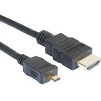 Cordon HDMI haute vitesse avec ethernet micro HDMI 1,00m