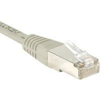 Cordon RJ45 catégorie 5e F/UTP gris - 0,7 m