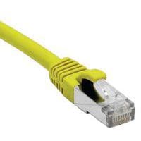 Cordon RJ45 catégorie 5e F/UTP snagless jaune - 20 m