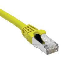 Cordon RJ45 catégorie 5e F/UTP snagless jaune - 3 m