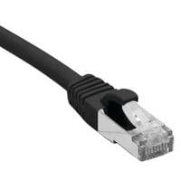 Netwerkkabel RJ45 CAT 5E F/UTP SNG zwart 0.5 m