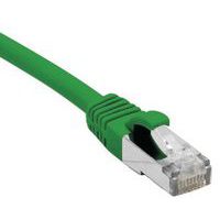 Cordon RJ45 catégorie 5e F/UTP snagless vert - 0,3 m