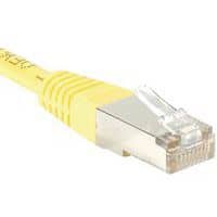 Netwerkkabel RJ45 CAT 6 F/UTP geel 0.15 m