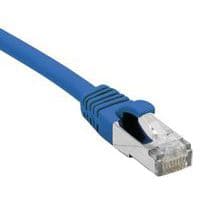 Cordon RJ45 catégorie 6 F/UTP LSOH snagless bleu - 0,3 m