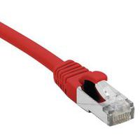 Cordon RJ45 catégorie 6 F/UTP LSOH snagless rouge - 0,3 m