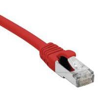 Cordon RJ45 catégorie 6 F/UTP LSOH snagless rouge - 0,5 m