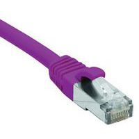 Cordon RJ45 catégorie 6 F/UTP LSOH snagless violet - 0,3 m