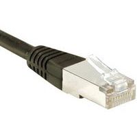 Netwerkkabel RJ45 CAT 6 F/UTP zwart 0.15 m