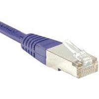 Cordon RJ45 catégorie 6 F/UTP violet - 1 m