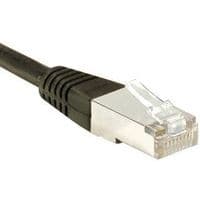 Netwerkkabel RJ45 CAT 6 S/FTP zwart 0.15 M