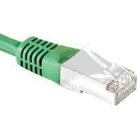 Cordon RJ45 catégorie 6 S/FTP vert - 0,3 m