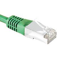 Cordon RJ45 catégorie 6 S/FTP vert - 0,5 m