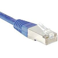 Netwerkkabel budget RJ45 CAT 5e F/UTP blauw 0.3 m