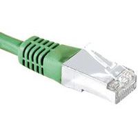 Cordon RJ45 Budget catégorie 5e F/UTP vert - 2 m