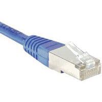 Cordon RJ45 Budget catégorie 6 F/UTP bleu - 25 m