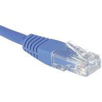 Cordon RJ45 Budget catégorie 6 U/UTP bleu - 0,5 m