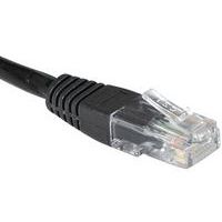 Cordon RJ45 Budget catégorie 6 U/UTP noir - 2 m