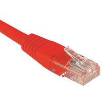 Netwerkkabel RJ45 CAT 6 U/UTP rood 0.15 M