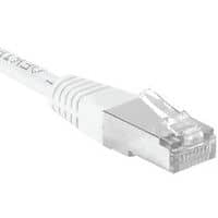 Cordon RJ45 catégorie 6A F/UTP blanc - 7,5 m