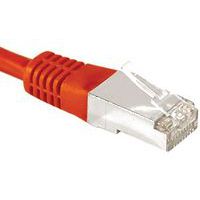 Cordon RJ45 catégorie 6A F/UTP rouge - 1,5 m