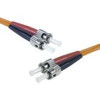 Draadbrug optisch Duplex 2 mm OM1 ST-UPC/ST-UPC oranje 10 m