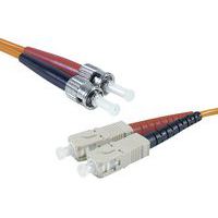 Draadbrug optisch Duplex 2 mm OM2 ST-UPC/ST-UPC oranje 3 m