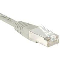 Netwerkkabel RJ45 CAT 5e F/UTP grijs 0.3 m