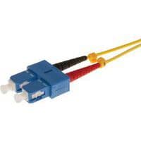 Draadbrug Duplex 2 mm OS2 SC-UPC/SC UPC geel 10 m