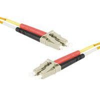 Draadbrug Duplex 2 mm OM1 LC-UPC/LC UPC oranje 1 m