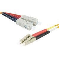 Draadbrug Duplex 2 mm OM2 LC-UPC/ST UPC oranje 1 m