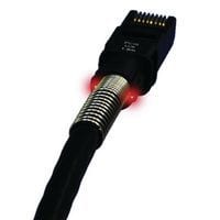 Cordon RJ45 catégorie 6A U/UTP noir - 20 m