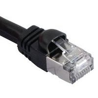 Cordon RJ45 VoIP catégorie 6 S/FTP snagless noir - 10 m