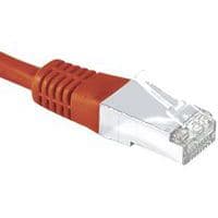 Cordon RJ45 catégorie 6 S/FTP rouge - 30 m