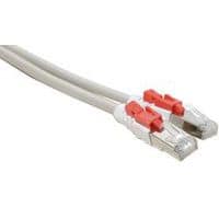 Netwerkkabel RJ45 CAT 6 S/FTP met vergrendeling grijs 2 M