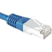 Cordon RJ45 catégorie 6A S/FTP bleu - 15 m