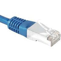 Cordon RJ45 catégorie 6A S/FTP bleu - 5 m