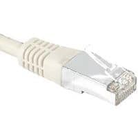 Cordon RJ45 catégorie 6A S/FTP gris - 2 m