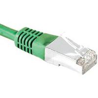 Cordon RJ45 catégorie 6A S/FTP vert - 10 m