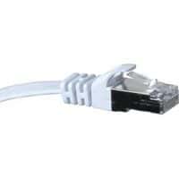 Netwerkkabel RJ45 plat CAT 6 U/FTP SNG wit 5 m