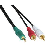 Cordon stéreo Jack 3.5 mm vers 2 x RCA PC99 - 1,8 m