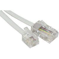 Telefoonsnoer RJ11 naar RJ45 wit - 3 m