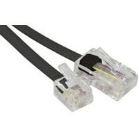 Cordon téléphonique RJ11 vers RJ45 Noir - 10.00M