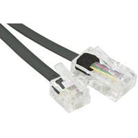 Cordon téléphonique RJ11 vers RJ45 Noir - 7.00M