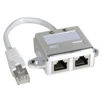 Poortsplitter RJ45 afgeschermde - lan+tel