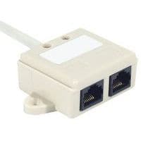 Poort splitter RJ45 LAN+TEL