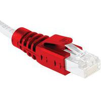 Hoes voor RJ45-stekker met clips rood