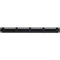 Patchpanel 19 INCH 1U 24 Poorten CAT 6 UTP